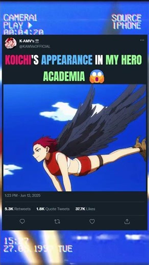 KOICHI'S APPEARANCE IN MY HERO ACADEMIA 😱 | #anime #bnha #mha #animeedit #myheroacademia