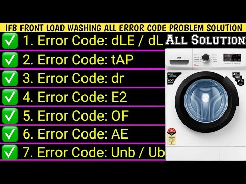IFB Washing Machine Error Code Kise Thik Kare Full Solutions training Full Video
