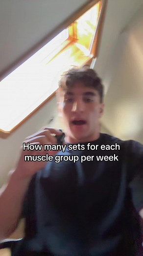 How Many Sets for Each Muscle Group Per Week?