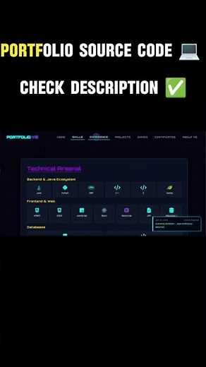 Professional 3D Portfolio Website with Source Code | HTML CSS JS #threejs #webgl #threejsjourney