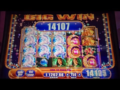 2 BONUSES, 2 BIG WINS AND A PROGRESSIVE ON MYSTICAL UNICORN