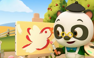 熊猫博士_08_变废为宝 噔噔噔，画家造型的熊猫博士闪亮登场～