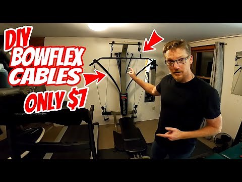 DIY $7 vs $50 Bowflex Cables and $25 Rod-Base Replacement | Bowflex Ultimate TuneUp