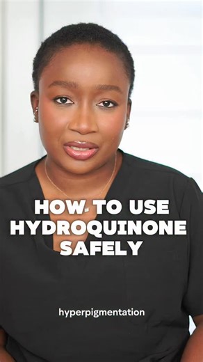 Ololade Fasuba-Adeleke on Instagram: "How to use hydroquinone correctly and the truth about hydroquinone. Watch till the end, share to your stories or repost for others 🤝 #hydroquinone #hyperpigmentationtreatment #darkspots #acnespots #skincare101"