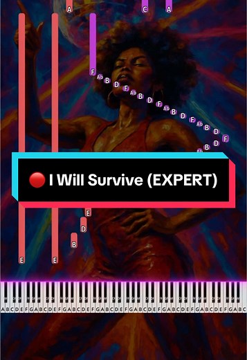 I Will Survive Piano Tutorial for Expert Players