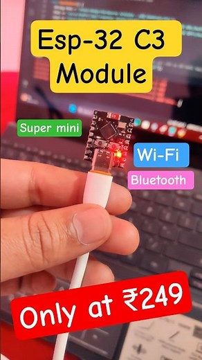 Esp32 C3 Dev Module | Super Mini | #iot #esp32 #super #mini #wifi #bluetooth #youtube #trending #diy