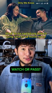 189K views · 1.8K reactions | Only We Know Movie Review and Recommendation One of the best filipino movies this year? Watch or pass? #OnlyWeKnow #movierecommendation #moviereview #pinoymovie #dingdongdantes #charosantos #newmovie #movietok #whattowatch #moviestowatch Dingdong Dantes Charo Santos ABS-CBN Film Productions Inc. (Star Cinema) | Jezreel Ely | Facebook
