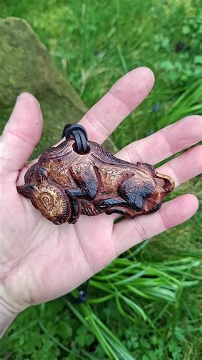 From the age when stories were painted in firelight upon cave walls comes this bison spirit. 🦬 A symbol of strength and the sacred bond between humans, beasts, and the living earth — the same bond our ancient ancestors honoured beneath stone and sky. Inspired by prehistoric cave paintings and hand carved from naturally shed, ethically sourced fallow deer antler, this amulet carries a quiet echo of the first people… and the wild world that shaped them. #buffalo #Bison #paleolithic #cavepaintings