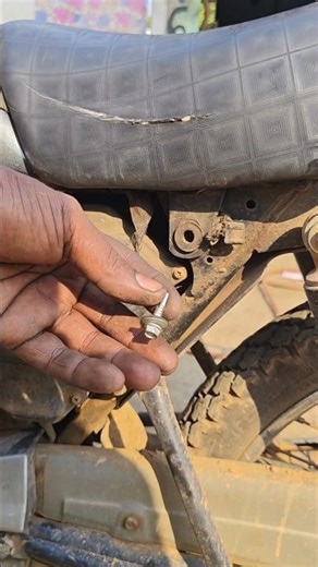 How to repair a broken bike seat belt seat lock bolt damage problem solved #short