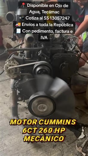Motor Cummins 6CT: Potencia y Durabilidad en Maquinaria