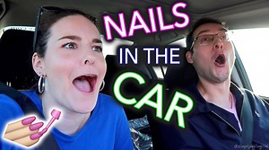Have you ever painted your nails in the car?? | Simply Nailogical