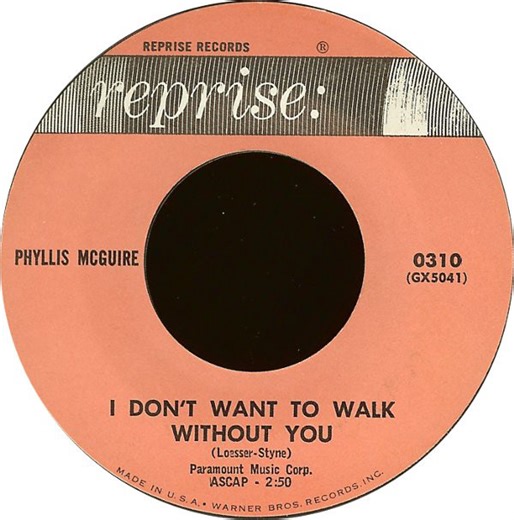 Phyllis McGuire - I Don't Want To Walk Without You