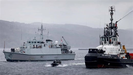 Farewell Voyage: HMS Shoreham Leaves Faslane Before Decommissioning