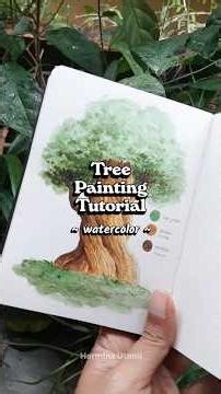 Simple Watercolor Tree Tutorial