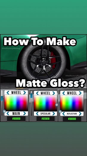 How To Make Matte Gloss Wheel? #carparkingmultiplayer #carparkingmultiplayercomment #carparkingmultiplayergame #cpm #cpm2022 #colorcodes #colorcode #カーパーキング #カーパーキング好きと繋がりたい カーパーキング カラーコード