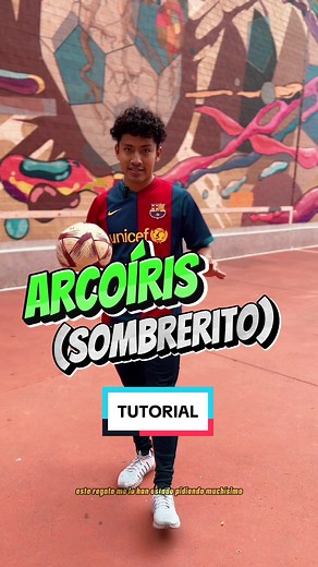 Aprende a hacer el regate ARCOÍRIS de Neymar y Ronaldinho en fútbol