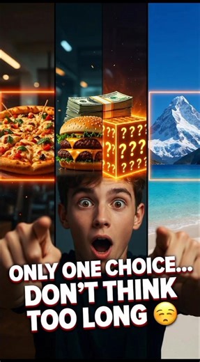 Only One Choice… Don’t Think Too Long 😈 #Shorts#challenge #entertainment