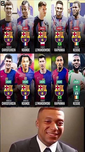 Barcelona 2022 vs 2025 ⚔️ Full Squad Evolution