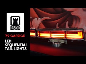 Custom Caprice Tail Lights - LED & Sequential!