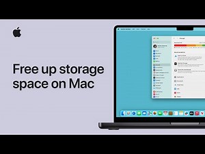 How to free up storage space on Mac | Apple Support