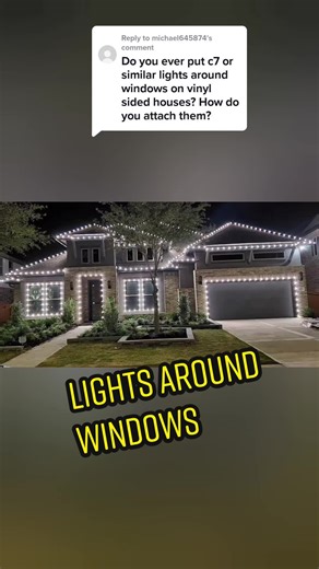 How to Install Christmas Lights Around Windows