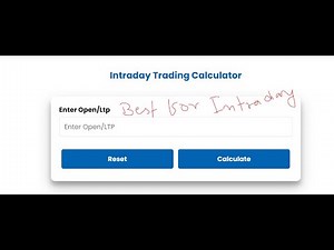 W.D. Gann Basic Part 8 - How to use Gann root degree intraday Calculator ?