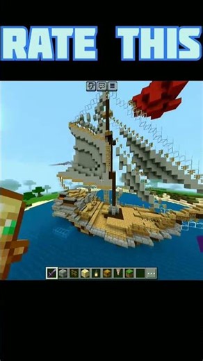 Minecraft battle ship #minecraft #minecraftshorts