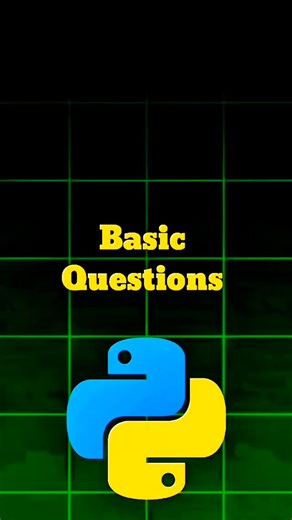 CREATEEW on Instagram: "Daily Python Question | Learn Python Step by Step.🤔🤔🤔 . . . . . This video covers basic Python questions and answers to help beginners understand Python fundamentals clearly. You’ll learn about variables, data types, loops, conditions, functions, lists, tuples, dictionaries, and sets in a simple and easy way Credit -@mastercode.sagar #python #pythonprogramming #coding #createew08 #learnpython"
