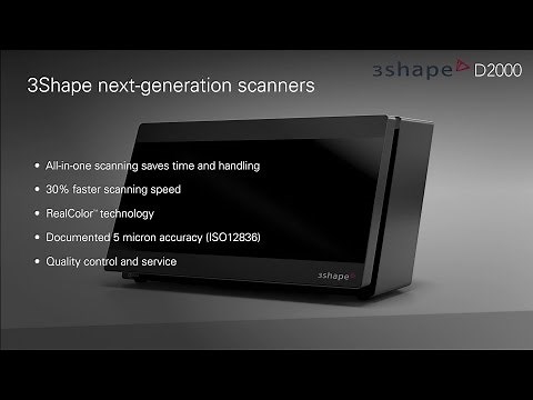 Live All-in-One Scanning with 3Shape D2000
