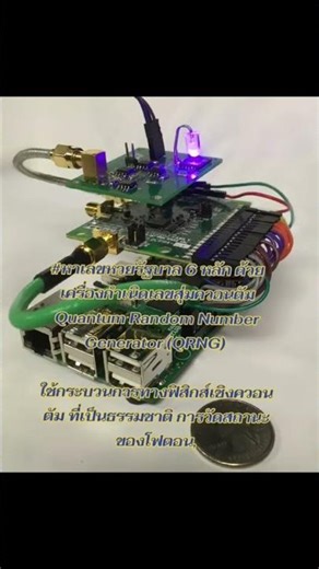 #หาเลขหวยรัฐบาล 6 หลัก ด้วย เครื่องกำเนิดเลขสุ่มควอนตัม Quantum Random Number Generator (QRNG)