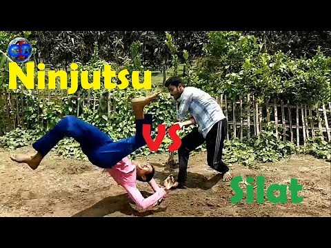 Ninjutsu VS Silat Self-defense For Street Fight