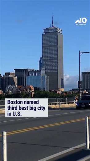 Boston was named the third best big city in America behind San Fransisco at number 2 and Chicago at number 1. #nbc10boston #boston #news #video #fyp
