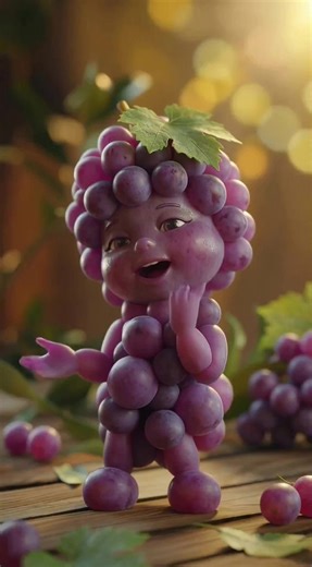 Dancing Grapes Join the Fun with AI Technology