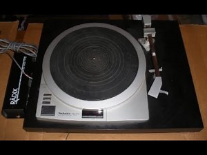 Technics SP15 Broadcast Turntable with MicroTrak 303 Tonearm and Radix Phono Preamp.