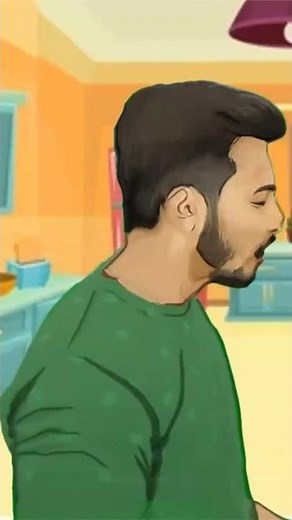 Hungry Birds Sanket Eats Food from Akshada's Hand