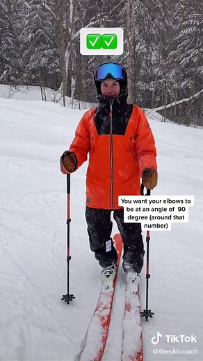 For all my fellow skiers who doesn’t know how to use poles ⛷ #viral #fyp #ski