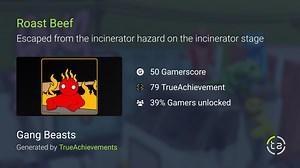 Roast Beef achievement in Gang Beasts