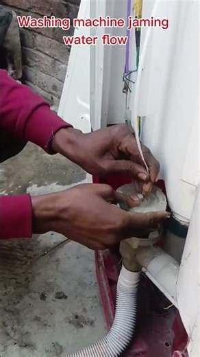 Washing Machine Jamming Water Flow Problem 🔧 | Pani Slow Aa Raha Hai? Easy Repair at Home 💦#shorts