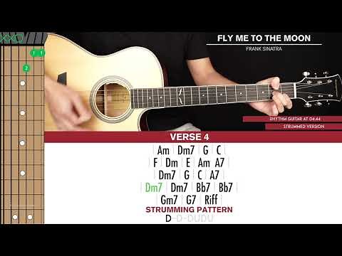 Fly Me To The Moon Guitar Cover Frank Sinatra 🎸|Tabs + Chords|