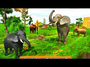 Elephant Family Simulator: Wild Animal Survival Android Gameplay