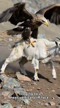 The Eagle's Impossible Catch: How They Hunt Goats on Vertical Cliffs
