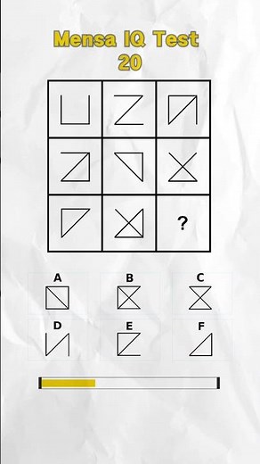 Mensa IQ Test 20