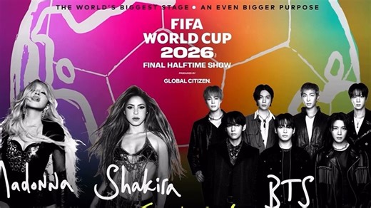 Shakira, Madonna y BTS, los encargados de cantar en el show de medio tiempo de la final del Mundial 2026
