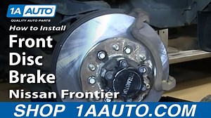 How to Replace Front Brakes 2003-04 Nissan Frontier