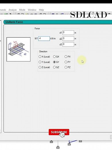 HOW TO APPLY COLUMN & WALL LOAD #STAADProShearWallDesign, #concreteslab, #structuralanalysis