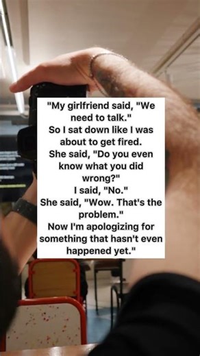 Girlfriend’s “We Need to Talk” 😂 #funny #relationshiphumor #comedy