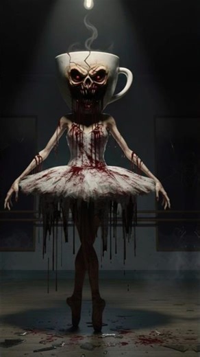 Creepy ballerina 😱👻#horror #ballerina #ghost #horrortok