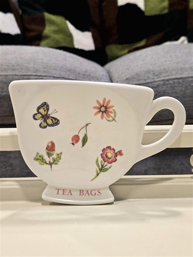 Butterfly Floral Meadow Tea Bag Holder - Etsy