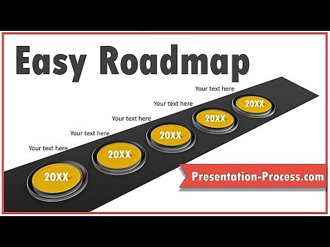 Easy yet Beautiful Road map Graphic