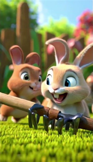 🐰 "Sneaky Rabbits Raid the Garden!"